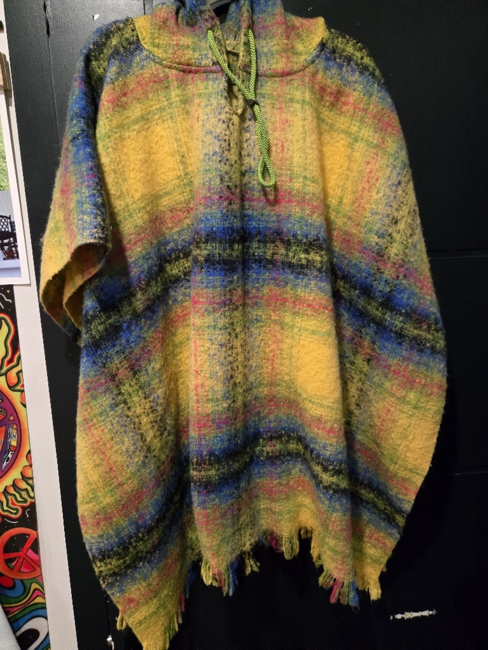 One size Urban Hooded sweater poncho new